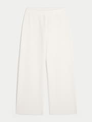 Hollister White Gilly Hicks Heart Pointelle Straight Jumper-Knit Pants - Image 1 of 2