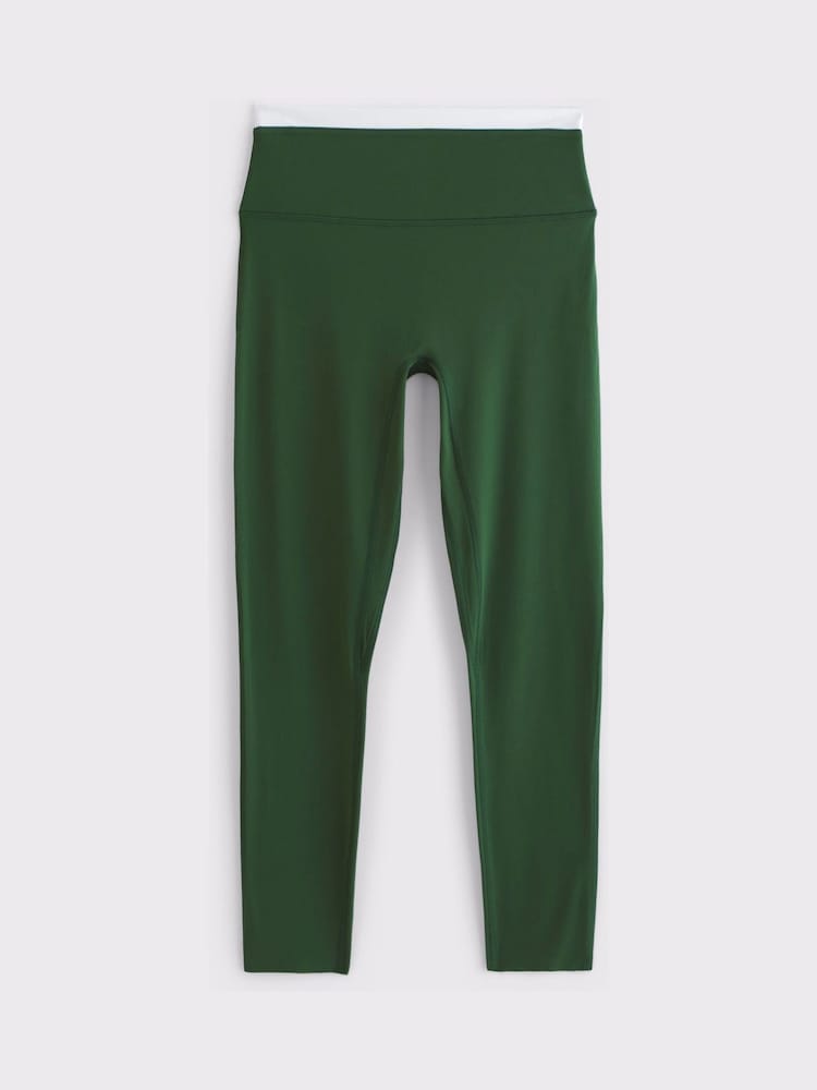 YPB Abercrombie & Fitch Green Studioflex 7/8-Length Leggings - Image 9 of 9