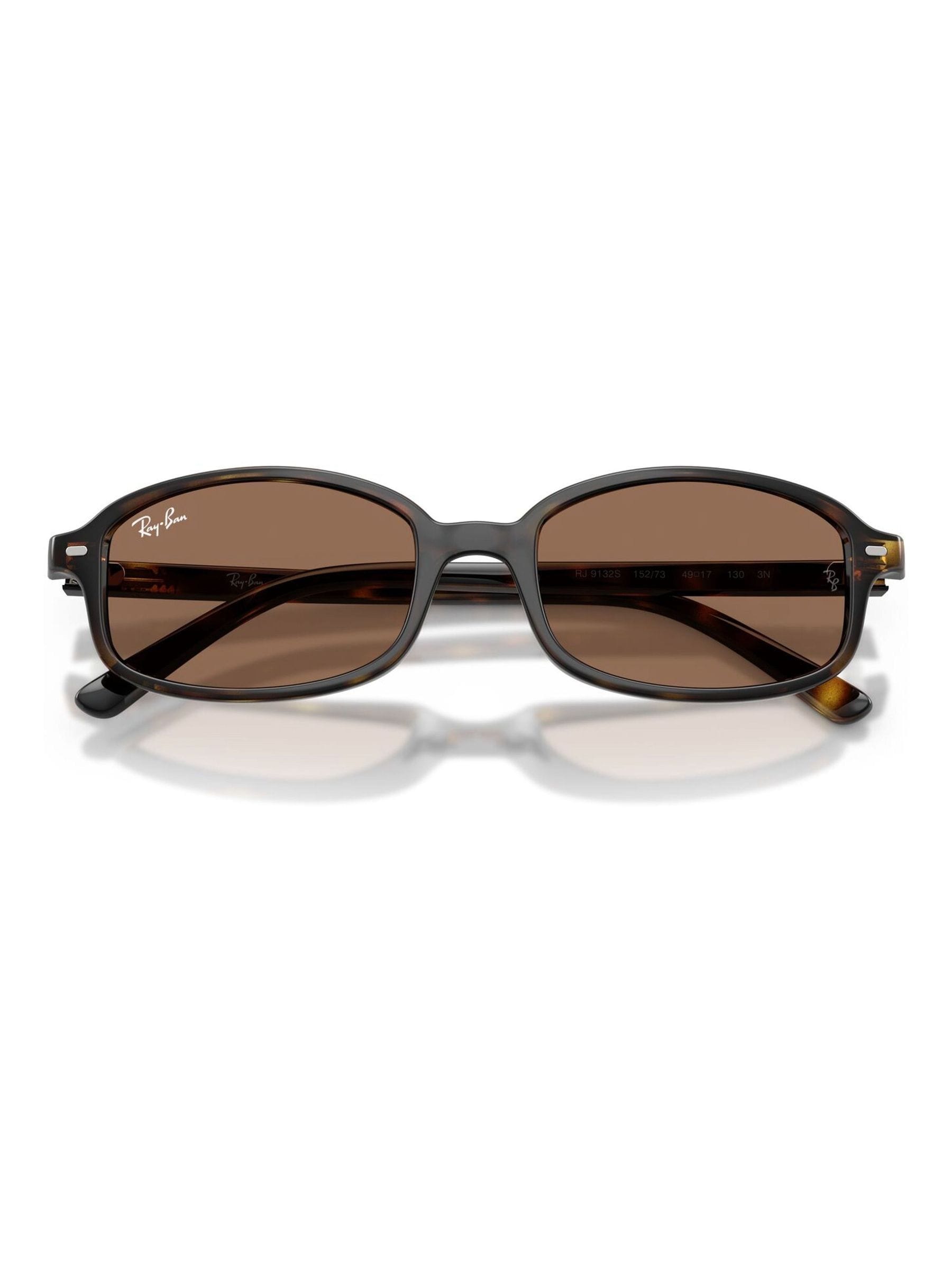 Ray - Ban Brown Kid Rj9132s 152/73 Sunglasses Nylon Turtle Geometric Normal - Image 3