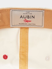 Aubin Arnside Washed Twill White Cap - Image 3 of 3