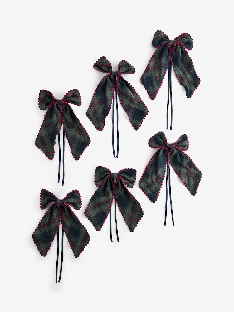 Juego de 6 bolas con lazos para árbol de Navidad - Imagen 1 de 1