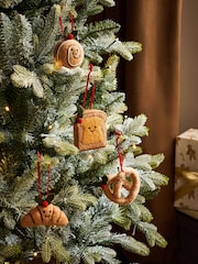 Set of 4 Bakery Felt Christmas Baubles - Image 1 of 4