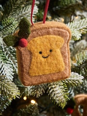 Set of 4 Bakery Felt Christmas Baubles - Image 4 of 4