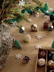 Green Mixed Christmas Bauble Pack - Image 1 of 4