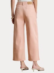 Lauren Ralph Lauren Pink Woven Wide Leg Pants - Image 6 of 9