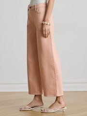 Lauren Ralph Lauren Pink Woven Wide Leg Pants - Image 7 of 9