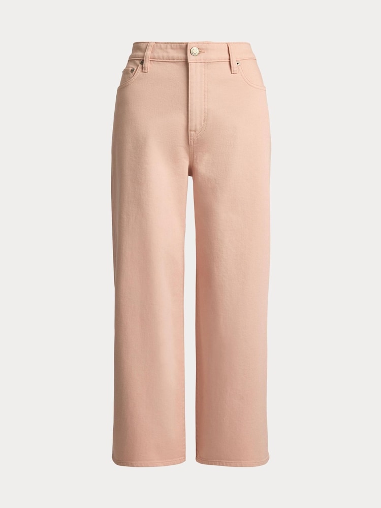 Lauren Ralph Lauren Pink Woven Wide Leg Pants - Image 9 of 9