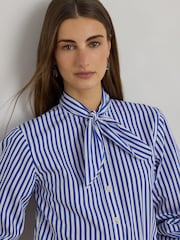 Lauren Ralph Lauren Blue Woven Sport Shirt - Image 2 of 8