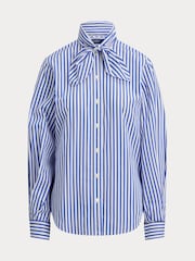 Lauren Ralph Lauren Blue Woven Sport Shirt - Image 8 of 8