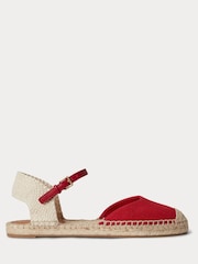 Lauren Ralph Lauren Red Robby  Espadrilles Flats - Image 1 of 5