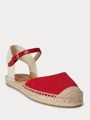 Lauren Ralph Lauren Red Robby  Espadrilles Flats - Image 2 of 5