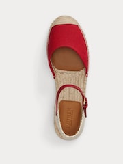 Lauren Ralph Lauren Red Robby  Espadrilles Flats - Image 3 of 5