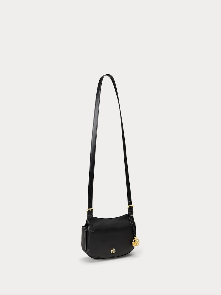 Lauren Ralph Lauren Black Marcy Cross-Body Medium Bag - Image 4 of 4