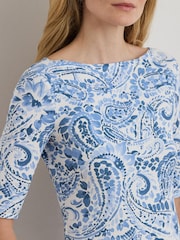 Lauren Ralph Lauren White Knit-T-Shirt - Image 3 of 5