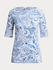 Lauren Ralph Lauren White Knit-T-Shirt - Image 5 of 5