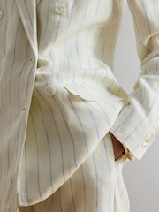 Lauren Ralph Lauren White Woven Blazer Sport Coat - Image 5 of 9