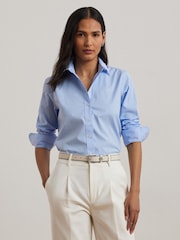 Lauren Ralph Lauren Blue Jamelko Long Sleeve Shirt - Image 1 of 5