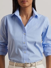 Lauren Ralph Lauren Blue Jamelko Long Sleeve Shirt - Image 4 of 5