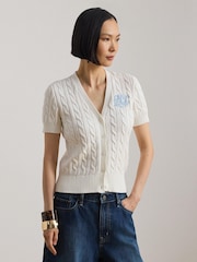 Lauren Ralph Lauren White Sweater-Cardigan - Image 1 of 7