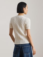 Lauren Ralph Lauren White Sweater-Cardigan - Image 2 of 7