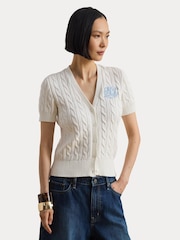 Lauren Ralph Lauren White Sweater-Cardigan - Image 4 of 7