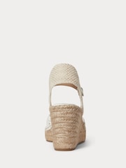 Lauren Ralph Lauren White Robby Espadrilles Wedges - Image 3 of 5