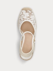 Lauren Ralph Lauren White Robby Espadrilles Wedges - Image 4 of 5