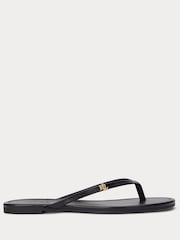 Lauren Ralph Lauren Black Raquel Sandle Flip Flops - Image 1 of 5