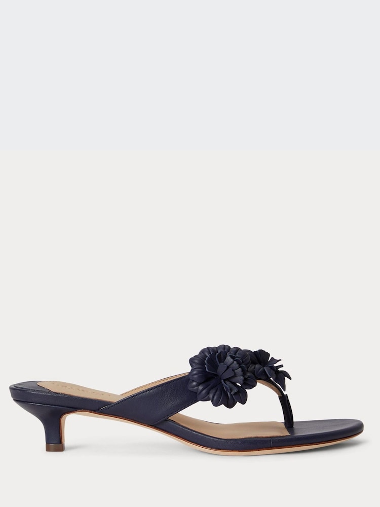 Lauren Ralph Lauren Francesca Absatzsandalen mit Blumenmuster - Bild 1 von 5