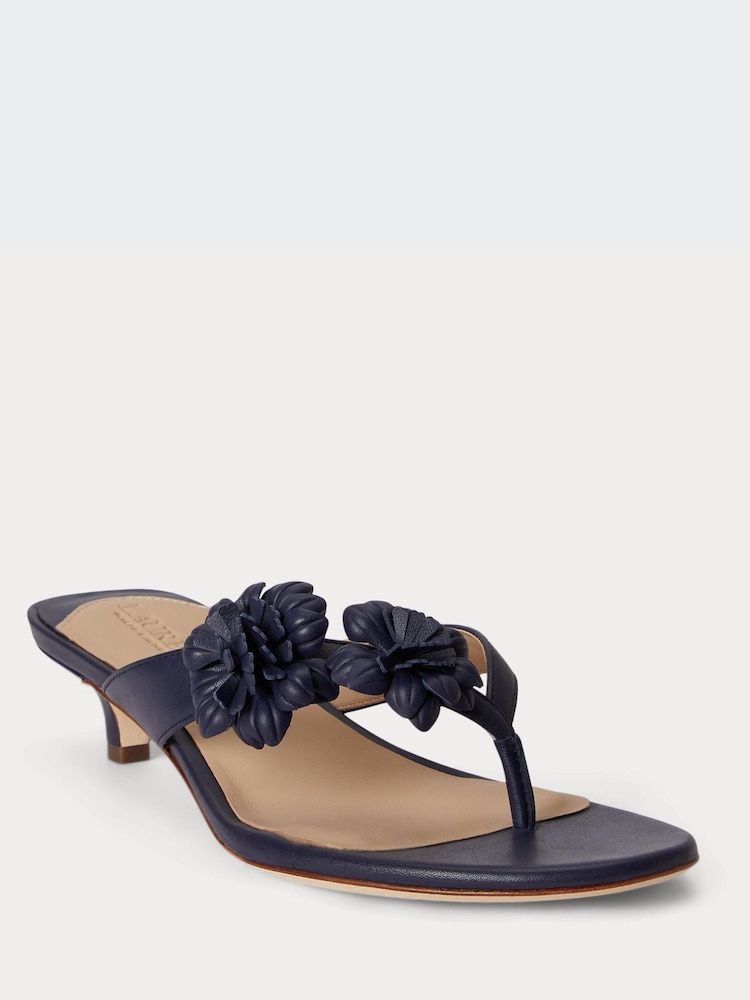 Lauren Ralph Lauren Francesca Absatzsandalen mit Blumenmuster - Bild 2 von 5