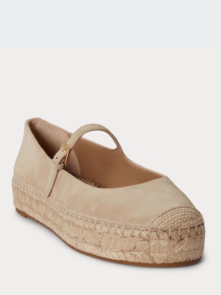 Lauren Ralph Lauren Brown Luize Mj Espadrilles Flats - Image 2 of 4