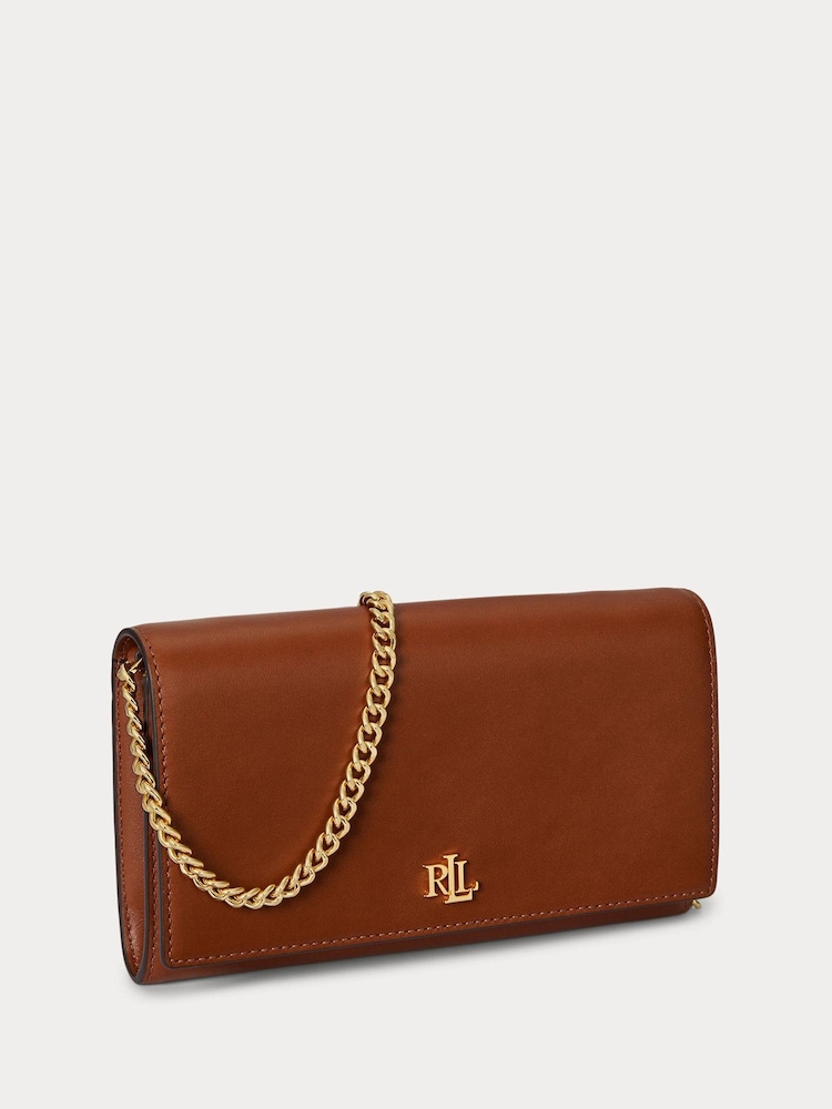 Lauren Ralph Lauren Brown Adair Large Wallet On A Chain Bag - Image 1 of 6