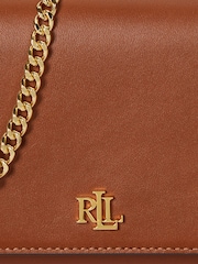 Lauren Ralph Lauren Brown Adair Large Wallet On A Chain Bag - Image 3 of 6