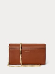 Lauren Ralph Lauren Brown Adair Large Wallet On A Chain Bag - Image 4 of 6