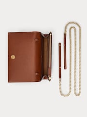 Lauren Ralph Lauren Brown Adair Large Wallet On A Chain Bag - Image 5 of 6