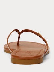 Lauren Ralph Lauren Brown Raquel Flip Flops - Image 4 of 6