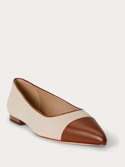 Lauren Ralph Lauren Natural Londyn Cap3 Ballet Flats - Image 2 of 5