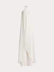Lauren Ralph Lauren White Woven Wide Leg Jumpsuit - Image 8 of 8