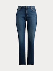 Lauren Ralph Lauren Blue Woven Wide Leg Trousers - Image 9 of 9