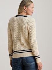Lauren Ralph Lauren Cream Sweater-Pullover - Image 3 of 8