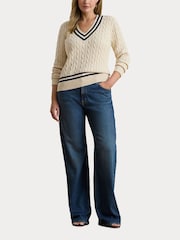 Lauren Ralph Lauren Cream Sweater-Pullover - Image 6 of 8