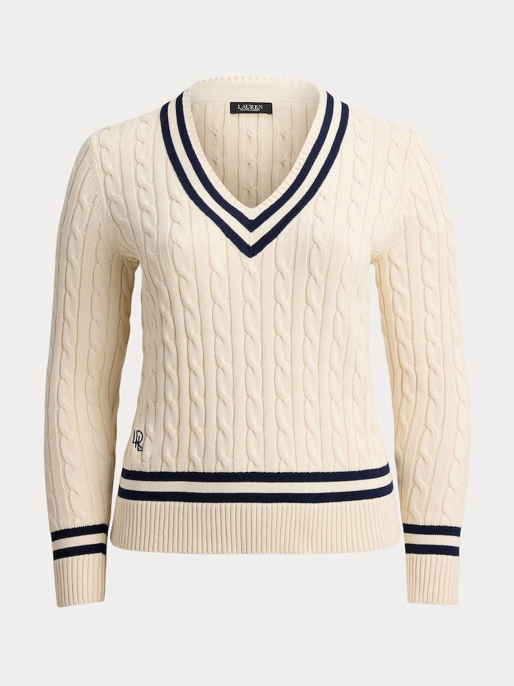 Lauren Ralph Lauren Cream Sweater-Pullover - Image 8 of 8 Lauren Ralph Lauren Cream Sweater-Pullover - Image 8 of 8