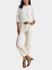 Lauren Ralph Lauren White Sweater Pullover Jumpers - Image 7 of 7