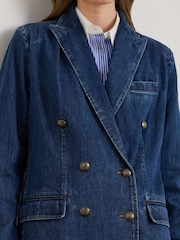 Lauren Ralph Lauren Blue Woven-Blazer/Sport Coat - Image 5 of 6