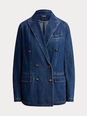 Lauren Ralph Lauren Blue Woven-Blazer/Sport Coat - Image 6 of 6