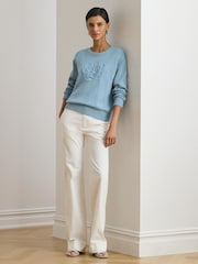 Lauren Ralph Lauren Blue Sweater Pullover Jumpers - Image 3 of 8