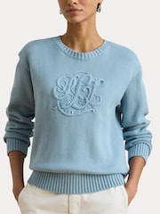 Lauren Ralph Lauren Blue Sweater Pullover Jumpers - Image 5 of 8