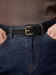 PIECES Black Belts 2 Pack - Image 4 of 4