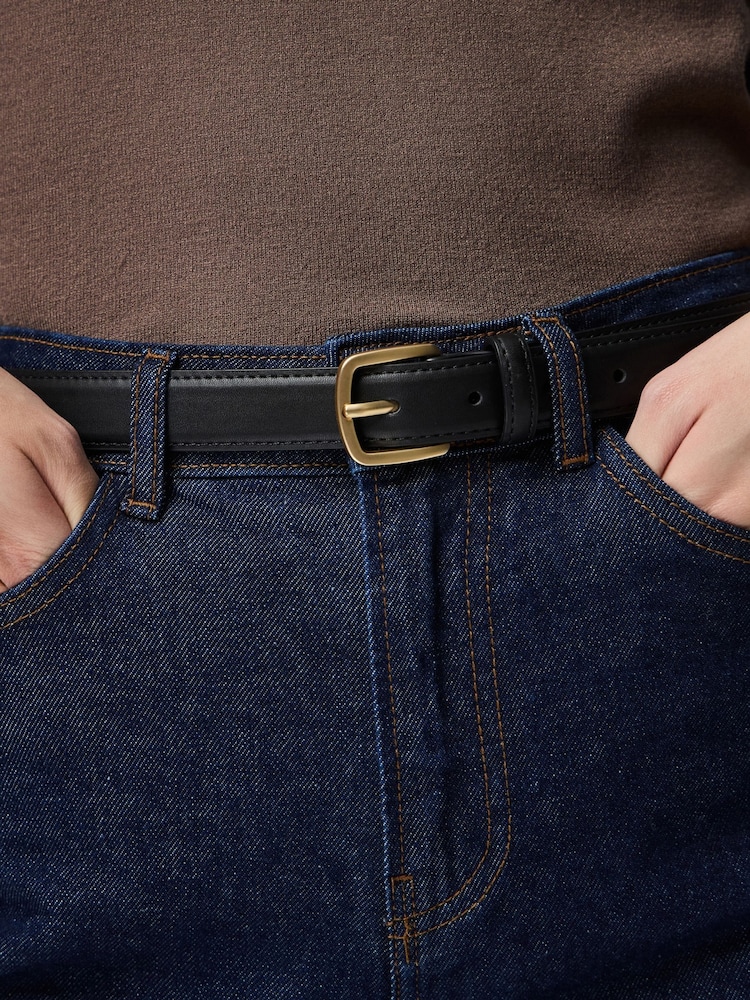 PIECES Black Belts 2 Pack - Image 4 of 4