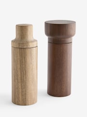 MADE.COM Brown Adao Salt & Pepper Grinders - Image 4 of 4